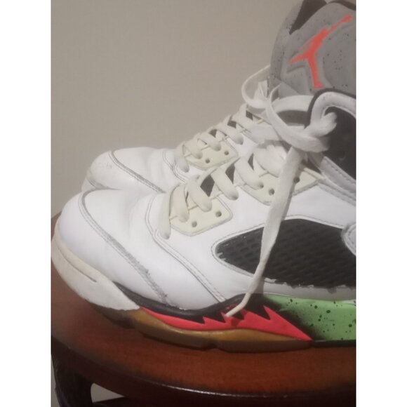 Nike Air Jordan 5 Retro Poison Green 136027-115 Men’s Size 9 - Picture 8 of 16